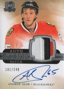 Auto Rookie Patch Level 1 Andrew Shaw
