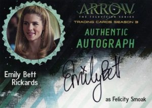 Autograph Emily Bett Tickards AKA Felicity Smoak