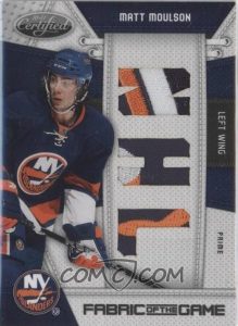 Fabric of the Game NHL Die Cut Matt Moulson Fabric of the Game NHL Die Cut Matt Moulson