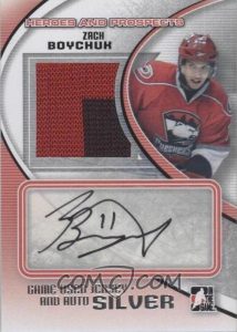 Game Used Jersey Auto Zack Boychuk Game Used Jersey Auto Zack Boychuk