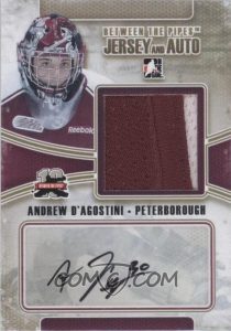 Game Used Jersey and Auto Andrew D'Agostini