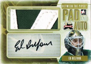 Game Used Pad and Auto Ed Belfour
