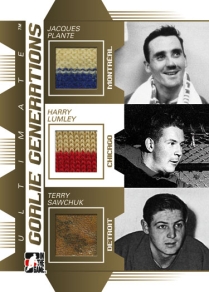 Goalie Generations Jacques Plante, Harry Lumley, Terry Sawchuk