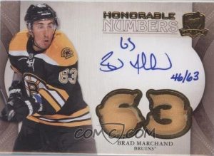 Honorable numbers Brad Marchand