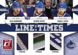 Line of the Times Prime Alex Burrows, Henrik Sedin, Daniel Sedin