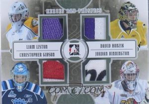 Quad Patch Liam Liston, David Konzik, Christopher Gibson, Jordan Binnington Quad Patch Liam Liston, David Konzik, Christopher Gibson, Jordan Binnington
