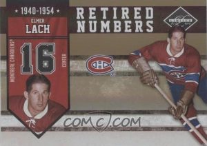 Retired Numbers Gold Spotlight Elmer Lach