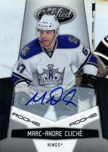 Rookie Auto Marc-Andre Cliche Rookie Auto Marc-Andre Cliche