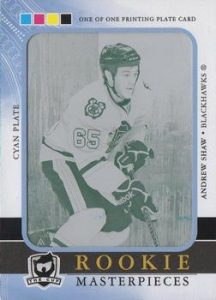 SP Authentic Rookie Plates Andrew Shaw