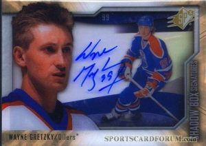 Shadow Box Signatures Wayne Gretzky