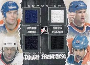 Tough Franchise Quad Mark Messier, Shayne Corson, Georges Laraque, Theo Peckham Tough Franchise Quad Mark Messier, Shayne Corson, Georges Laraque, Theo Peckham