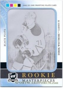 Ultimate Collection Rookie Plates Derek Whitmore