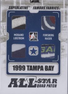 All-Star Quad Patch Mike Modano, Peter Forsberg, Nicklas Lidstrom, Dominik Hasek