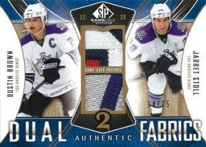 Authentic Fabrics Dual Patches Jarret Stoll, Dustin Brown