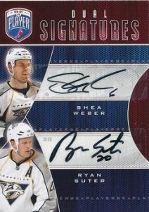 BAP Dual Signatures Shea Weber, Ryan Suter BAP Dual Signatures Shea Weber, Ryan Suter