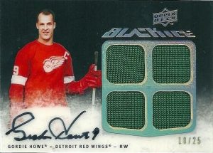 Black Ice Jersey Auto Gordie Howe Black Ice Jersey Auto Gordie Howe