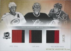 Cup Trios Eric Staal, Cam Ward, Rod Brind'Amour