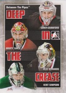 Deep in the Crease Corey Crawford, Marty Turco, Alec Richards, Kent Simpson