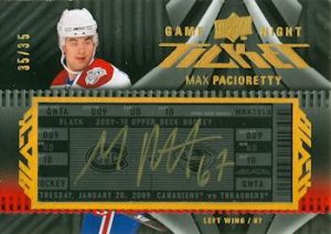 Game Night Tickets Autos Max Pacioretty Game Night Tickets Autos Max Pacioretty