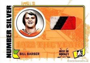Game-Used Number Bill Barber