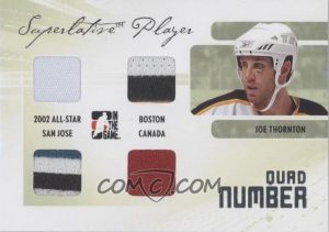 Quad Number Joe Thornton