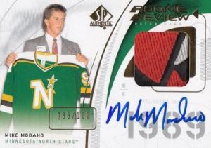 Rookie Review Auto Patches Mike Modano