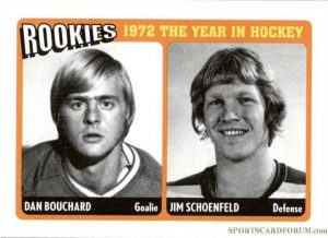 Rookies Dan Bouchard, Jim Schoenfeld