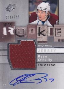 SPx Rookie Jersey Auto Ryan O'Reilly SPx Rookie Jersey Auto Ryan O'Reilly