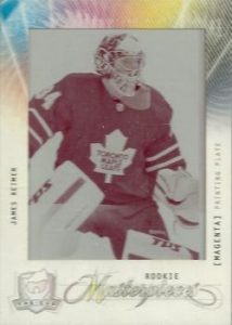 UD Young Guns Rookie Plates James Reimer