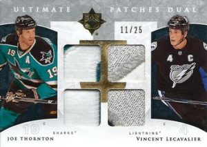 Ultimate Duos Patch Joe Thornton, Vincent Lecavalier Ultimate Duos Patch Joe Thornton, Vincent Lecavalier