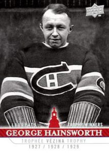 Canadiens Trophy Winners George Hainsworth Canadiens Trophy Winners George Hainsworth
