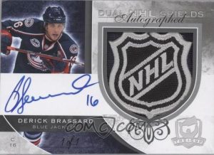 Dual NHL Shields Auto Front Derick Brasard Dual NHL Shields Auto Front Derick Brasard