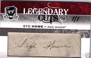 Legendary Cuts Syd Howe Legendary Cuts Syd Howe