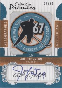 Stitchings Autographs Joe Thronton