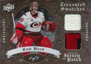 Treasured Swatches Jersey Patch Black Cam Ward