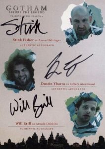 Triple Autographs Stink Fisher as Aaron Helzinger, Dustin Ybarra as Robert Greenwood, Will Brill as Arnold Dobkins