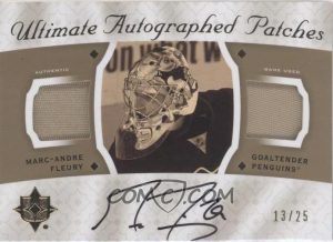 Ultimate Autographed Patches Marc-Andre Fleury