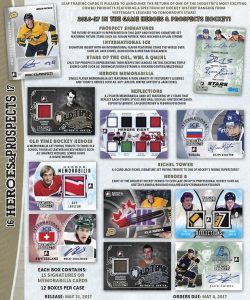 2016-17 Heroes and Prospect Sell Sheet