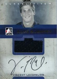 Auto Game-Used Jersey Vincent Lecavalier