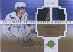 Autographed Patches Alexander Ovechkin