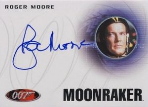 Autographs Roger Moore Moonraker