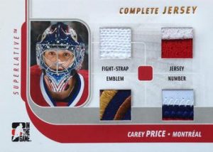 Complete Jersey Gold Carey Price