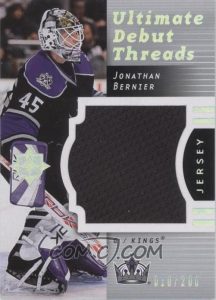 07-08 UD Upper Deck Ultimate Debut Threads David Perron /200 Rookie Jersey