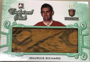 Enshrined Stick Maurice Richard