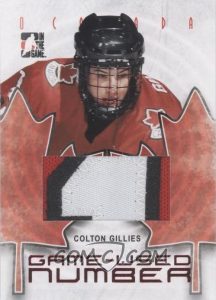 Game-Used Number Colton Gillies