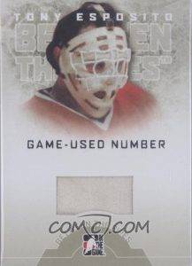 Game-Used Number Tony Esposito