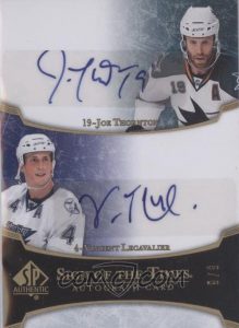 Sign of the Times Five Front Joe Thornton, Vincent Lecavalier