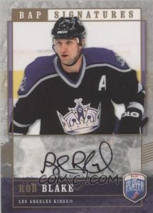 Be A Player Signatures Variation 1 Rob Blake