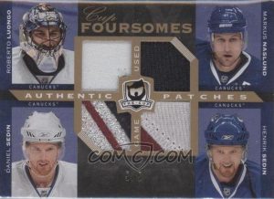 07-08 UD Upper Deck The Cup Foundations Luc Robitaille /25 Quad Jerseys HOF