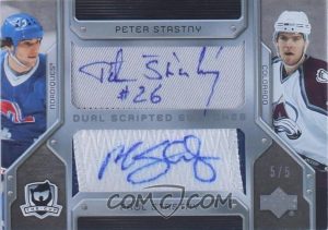 Dual Scripted Swatches Peter Stastny, Paul Stastny